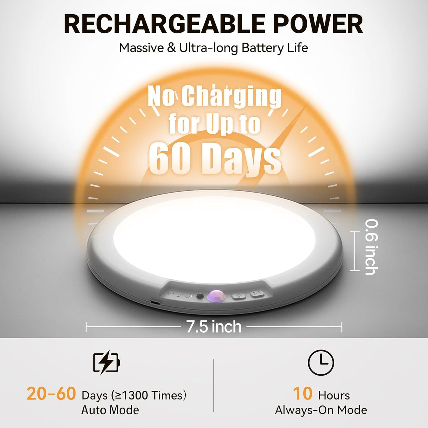 Wireless Rechargeable Ceiling Light