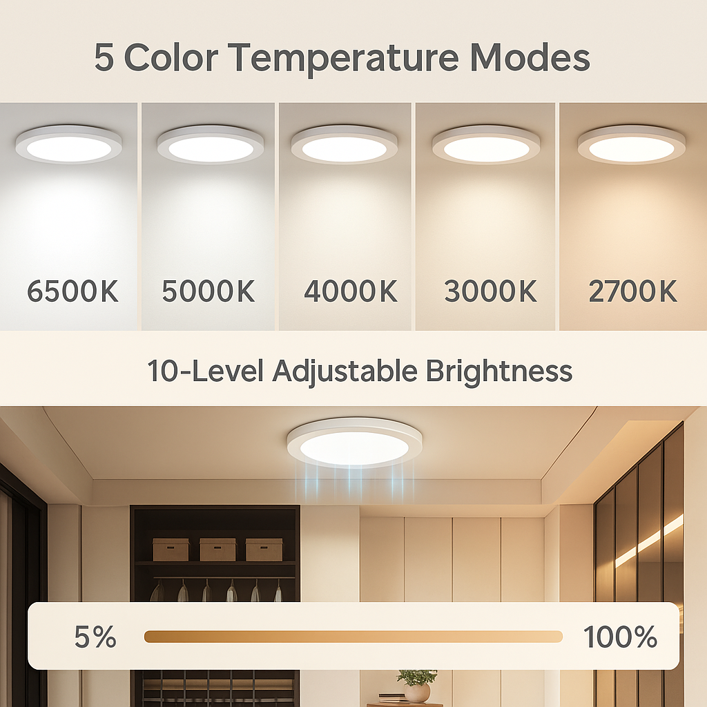 Wireless Rechargeable Ceiling Light