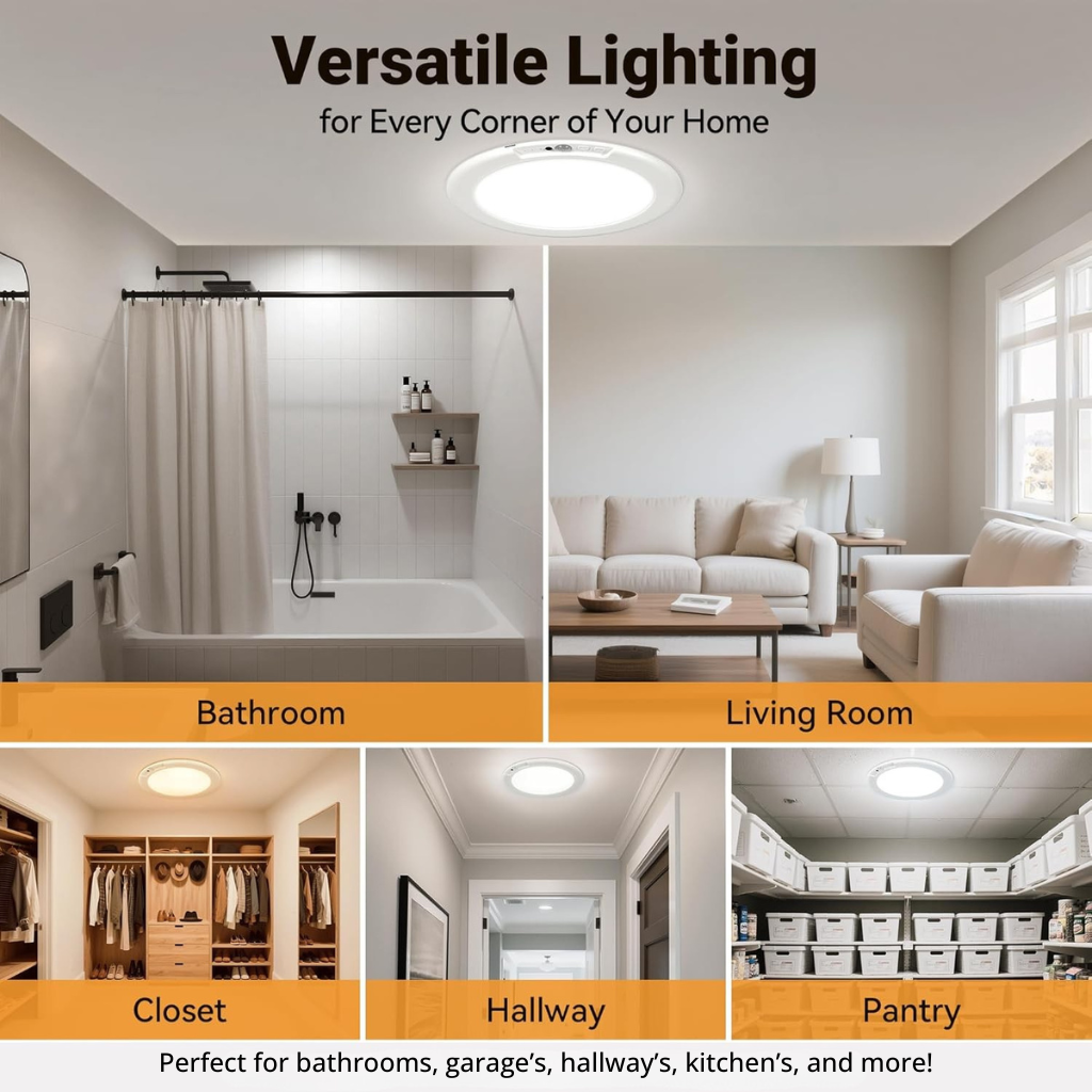 Wireless Rechargeable Ceiling Light
