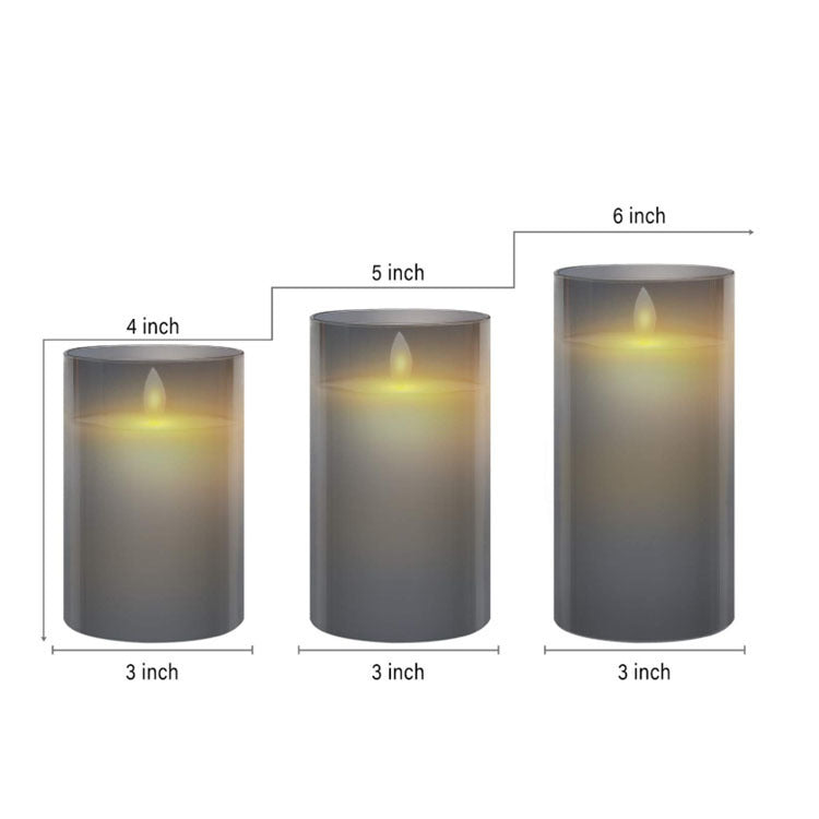 Serenity Glow Flameless Candle Set