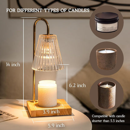 Clarity Oak Candle Warmer