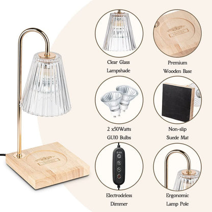 Clarity Oak Candle Warmer